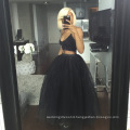 Women Black White Empire Tulle Long Skirts Pleated Mesh Plus Size High Stretch Jupes Femme Saias New Fashion